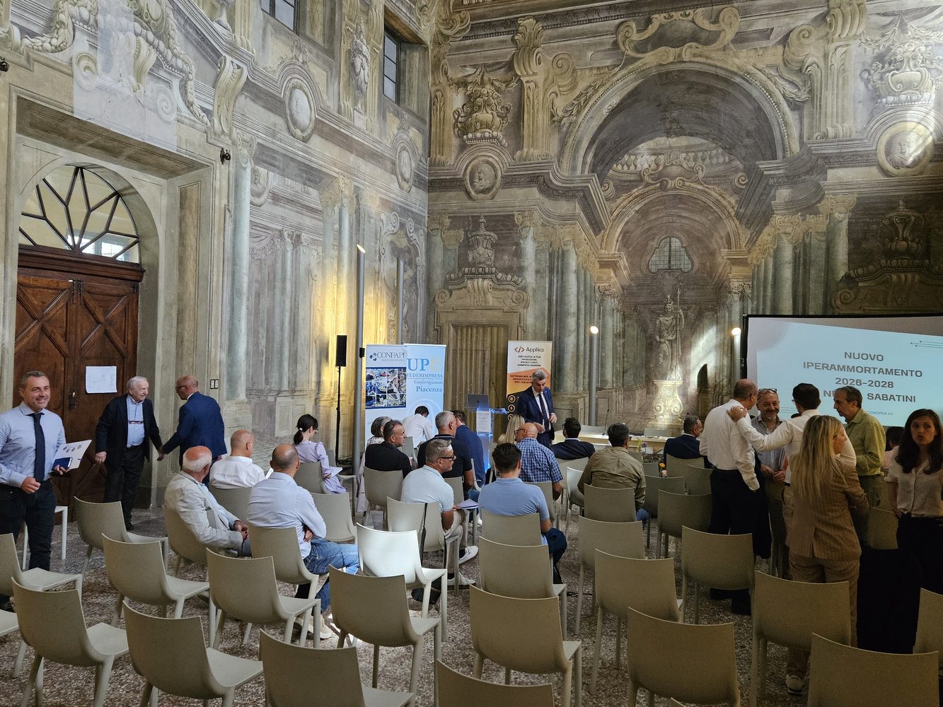 Partecipanti al convegno sul nuovo Iperammortamento 2026-2028