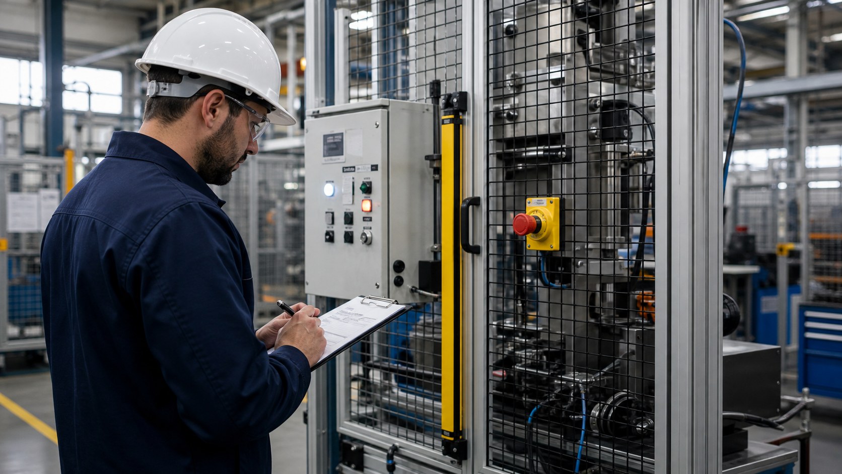 Sicurezza macchine industriali e marcatura CE