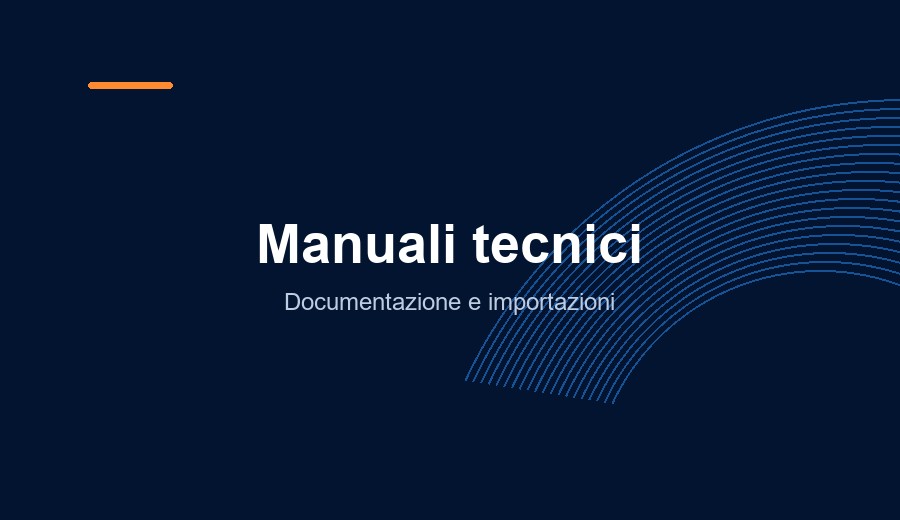 Manuali e documentazione tecnica